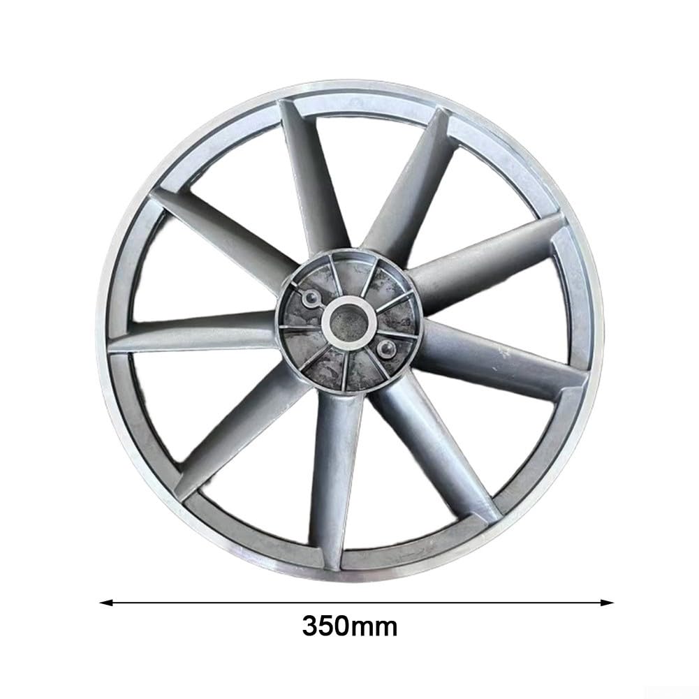 Puleggia del motore del compressore d'aria di 350mm, puleggia di alluminio del metallo del compressore d'aria della cinghia della cinghia della puleggia del volano, parti di ricambio della pompa