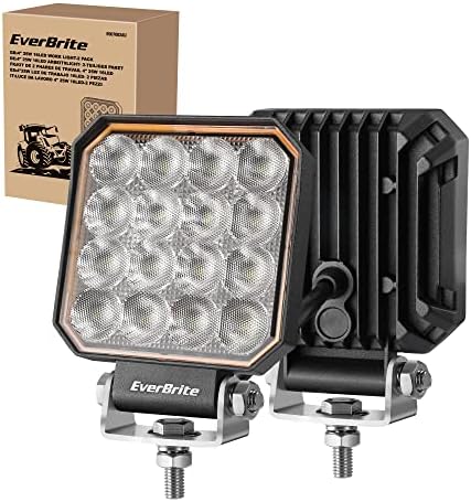 EverBrite LED Arbeitsscheinwerfer 12V/24V 2-teilig 25W Zusatzscheinwerfer Set