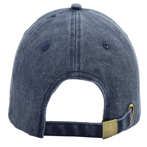 Image of Best Grandfather Ever Hat, Distressed Cotton Adjustable Funny Grandpa Baseball Cap