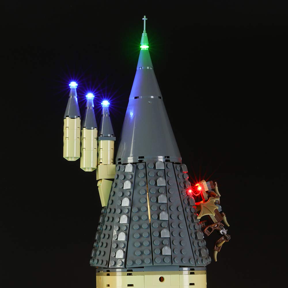 BRIKSMAX Led Beleuchtungsset für LEGO Harry Potter Schloss Hogwarts,Kompatibel Mit LEGO 71043 Bausteinen Modell - Ohne Lego Set