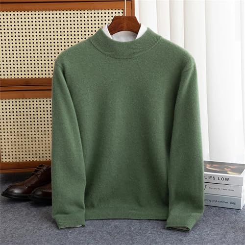 Long Sleeves Soft Knit Pullover Mens Wool Sweater V Neck Slim Fit Lightweight Jumper Top2