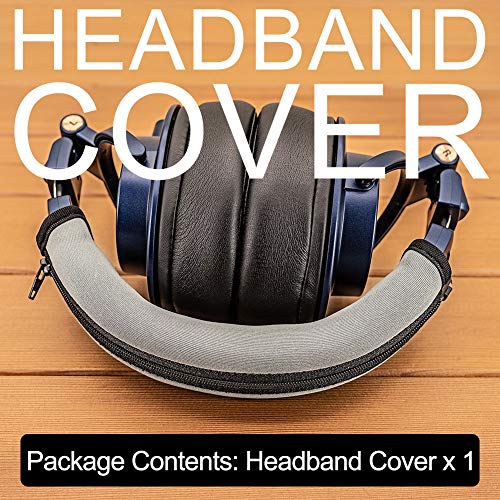 Replacement Headband Cover Compatible ATH M50X M50 M40X M40 M30X M20X Headphones (Silver) miniatura 7