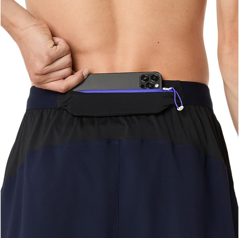 ASICS Men's Fujitrail All Over Print 5IN Short Running Apparel