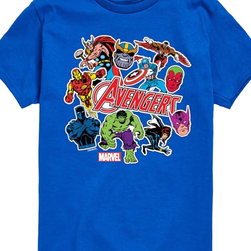 Marvel The Avengers - Stickers Style - Toddler and Youth Short Sleeve Graphic T-Shirt3