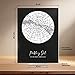 Transparent Gift Placa Personalizada con Textos Mapa Estelar Imagen de Transparent Gift Placa Personalizada con Textos Mapa Estelar