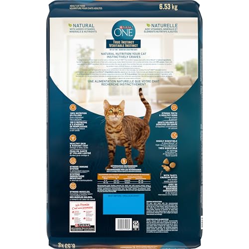 Purina ONE True Instinct Grain Free Dry Cat Food, High Protein Chicken - 6.53 kg Bag image 7