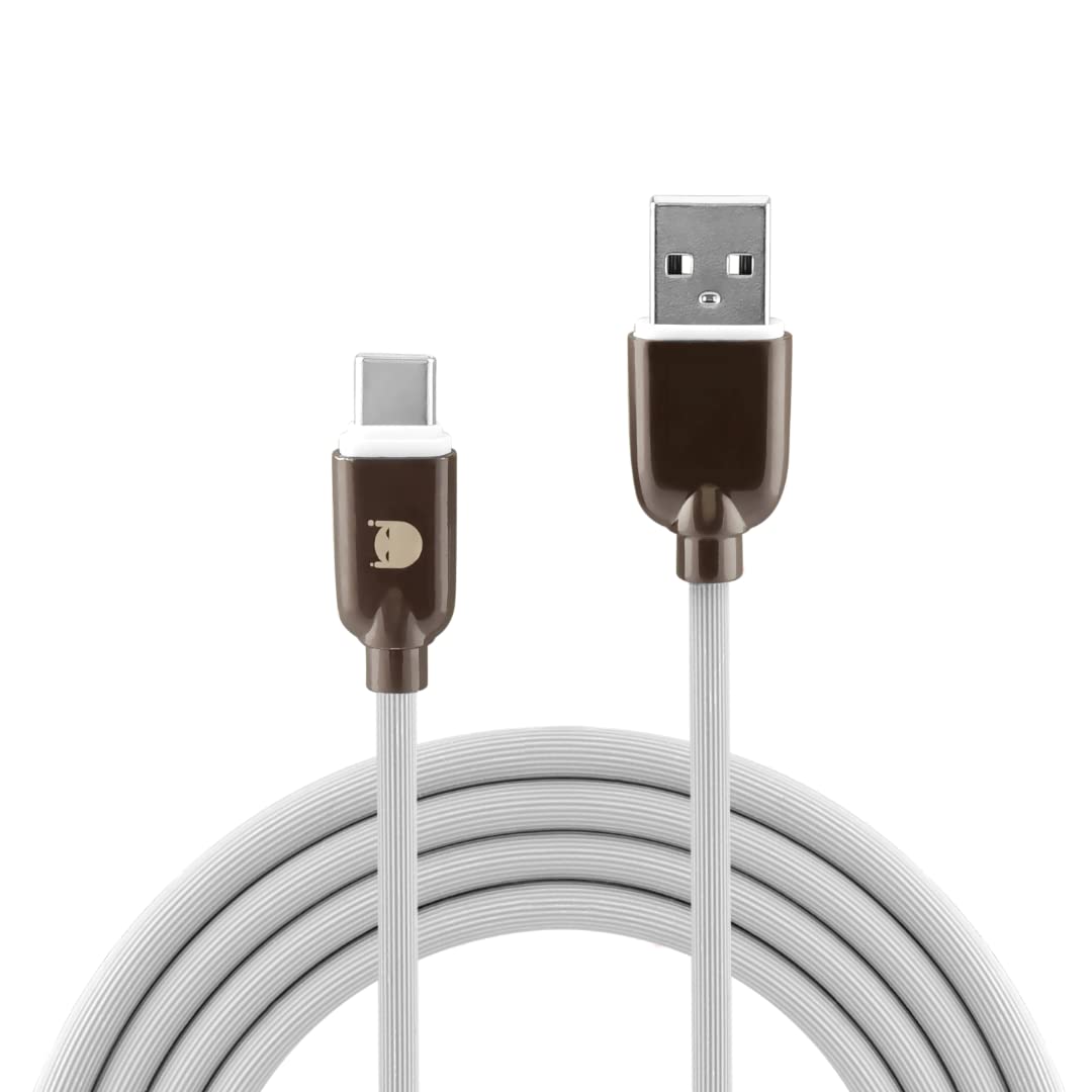 Inari Premium Gear Tpe Zinc Alloy Shells Usb Type-C 3A Fast Charging Cable For Android Smartphones, Tablets, Bluetooth Speakers, Wireless Earphones, Power Banks & Adaptors - 1 M (Grey, 4.2Mm Thick) (B0B18S2P5W) Amazon Price History, Amazon Price Tracker