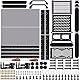 GeeekPi 8U Netzwerkschrank, 10-Zoll-Rack für Netzwerk-, Server-, Audio- und Videoausrüstung, DeskPi RackMate T1 Rackmount-Server-Schrank Gehäuse (Schwarz)