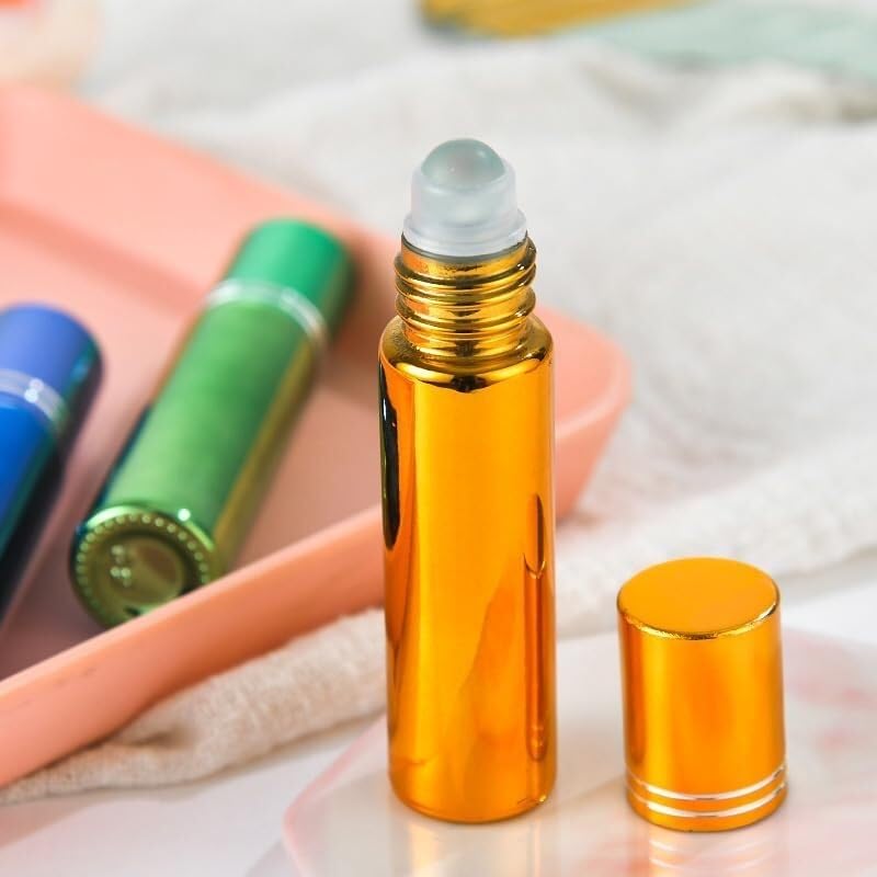 Mini Bottiglie Di Profumo Da Viaggio, Atomizzatore Di Profumo 1p Conchiglia Elettrolitica Fodera In Vetro Sfera Sub Bottiglia Di Profumo Ricaricabile Contenitore Da Viaggio Portatile Ricaricabile (Col