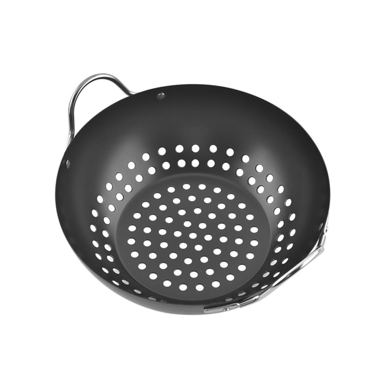 Mikikit Cestello Per Griglia Antiaderente e Wok Multifunzione Per Barbecue, Accessorio Pratico Per Grigliate All'aperto e Buffet, Resistente e Facile Da Pulire
