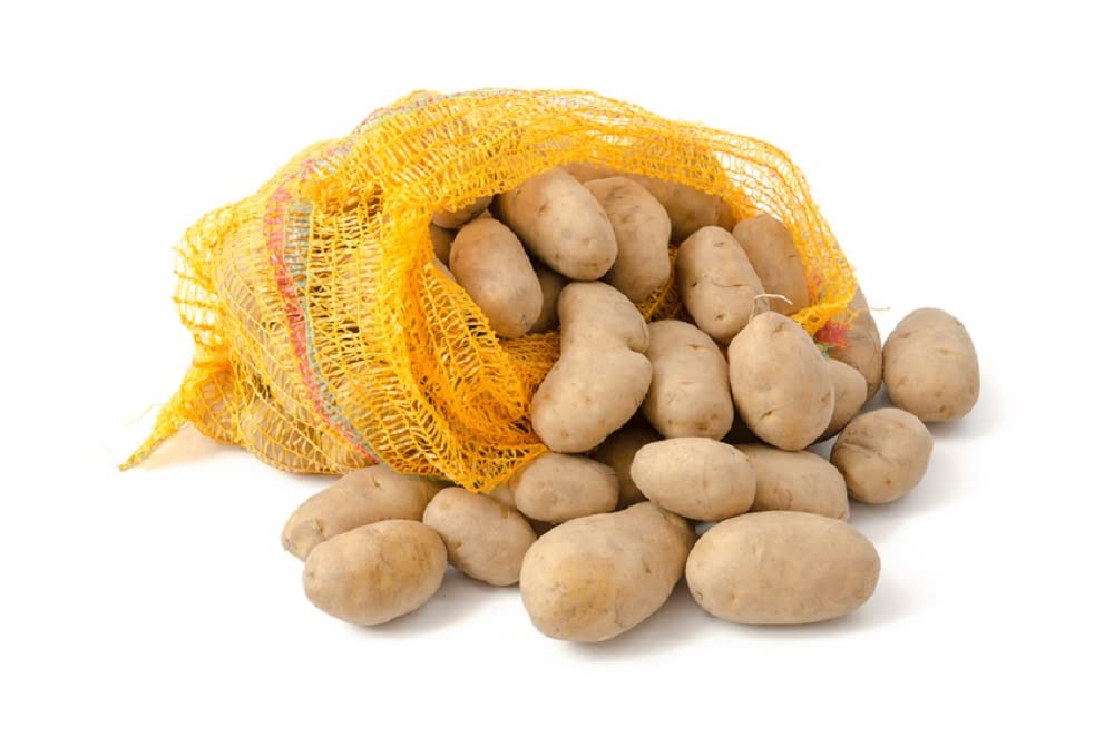 HaGa Sacchi Raschel 100 pezzi – 31 cm x 50 cm sacchetto per patate e cipolle