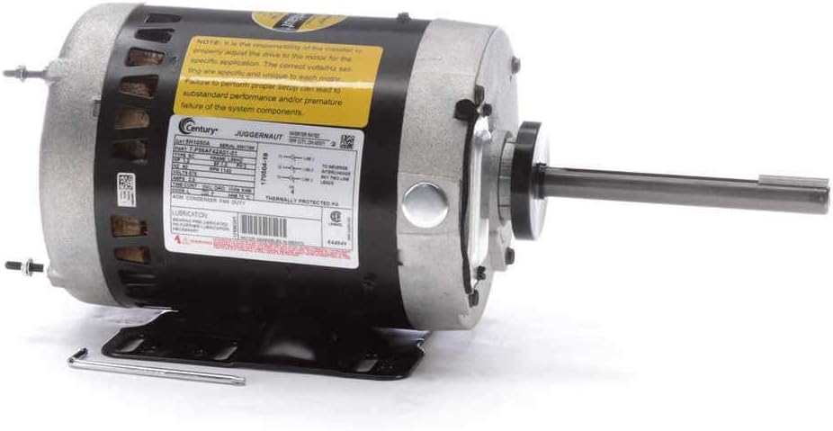 Condenser Fan Motor, 1 HP, 1140 RPM, 60 Hz
