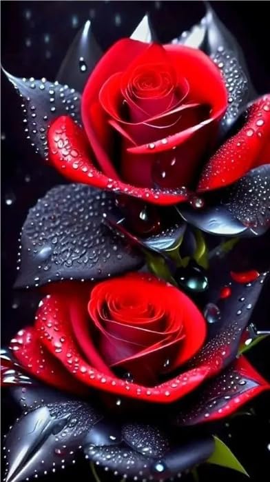 Eleganza Bulbi di Rosa - Perenne, Colori vivaci, Bassa Manutenzione, Decorazione d'Interni-5 Bulbi-I