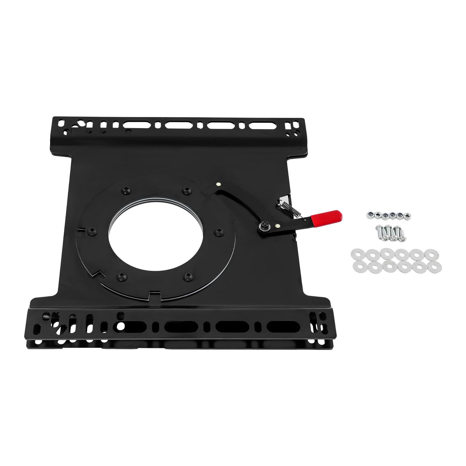 Sitz Drehkonsole 360°, 57×46,5×3 cm Universal Drehbare Sitzbasis, 0°/135°/180°/225° Swivel Drehteller, Wohnmobil Sitzkonsole für Mercedes-Benz-Sprinter 2002~2018 Modelle, T5 T6 (Fahrerseite)