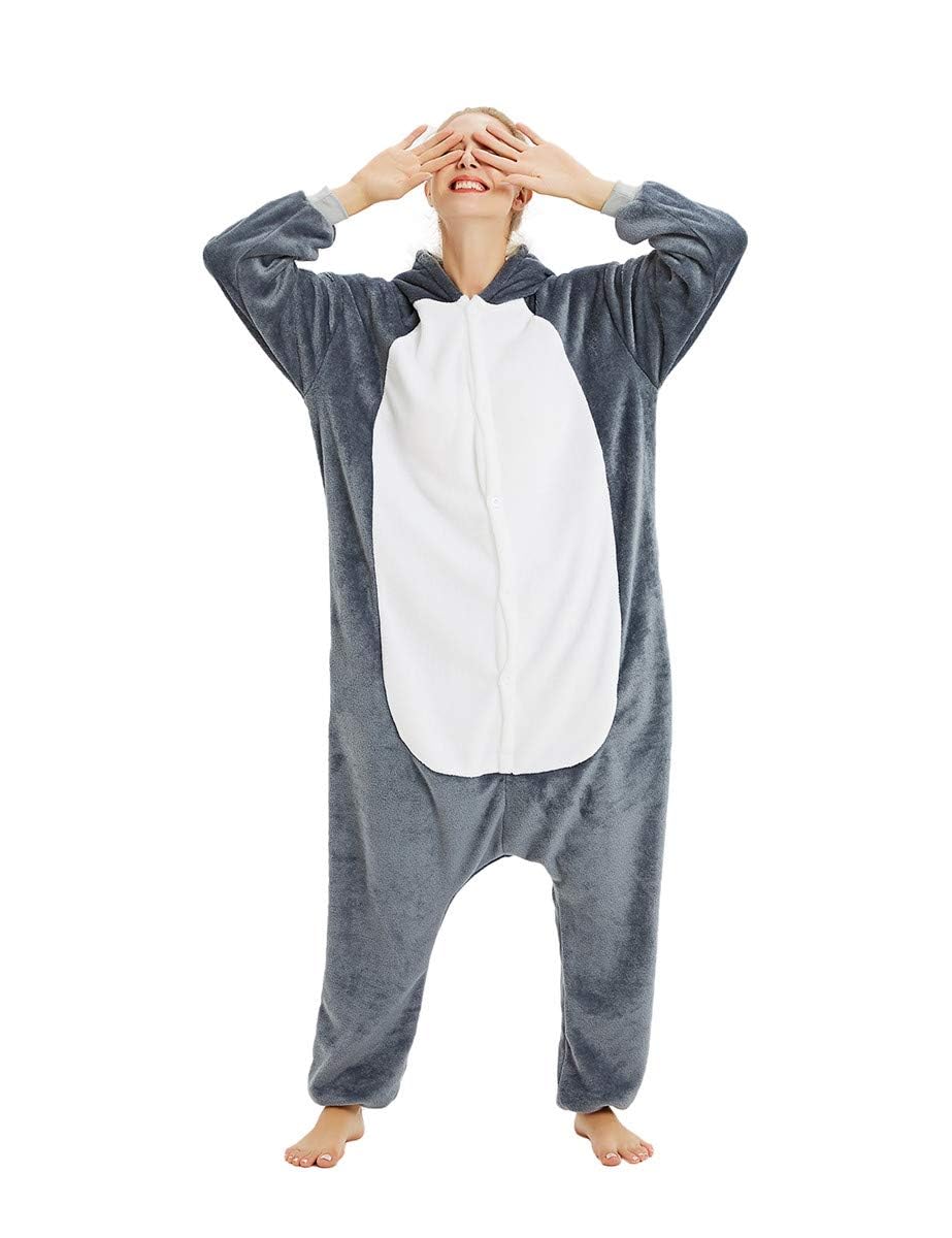 Luojida Carnevale Halloween Costume o Pigiama Animali Cosplay Party Tuta OnePiece Regalo di Compleanno per Adulti Adolescenziale Ragazzi