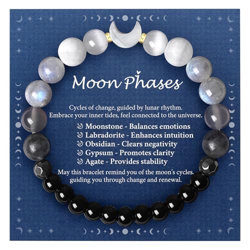 Idylane Moon Phase Moonstone Bracelet...