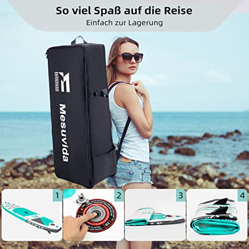 Mesuvida SUP Gonfiabile, 10.6'x32' x6' Tavola da