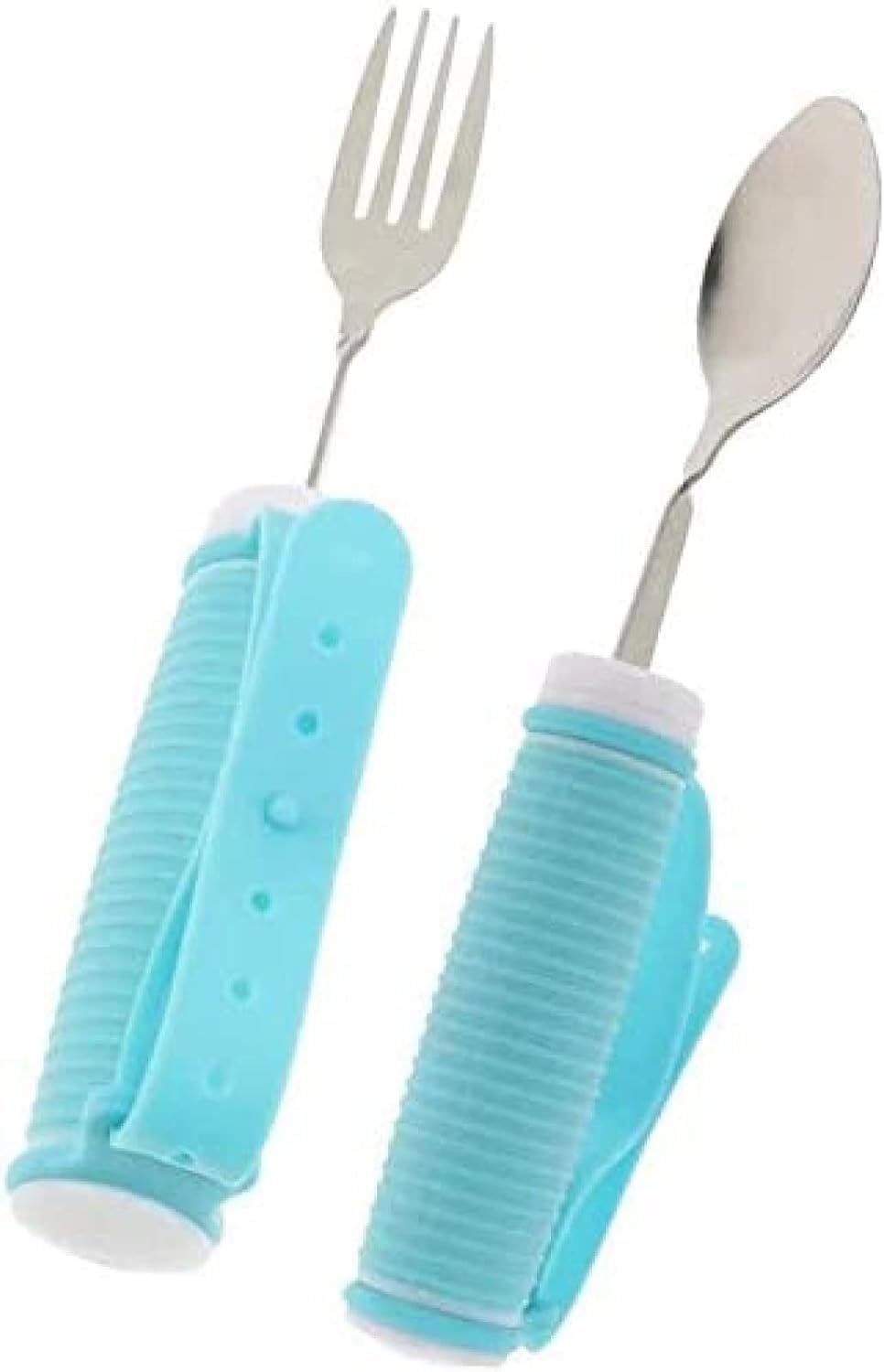 Utensilios De Alimentación Adaptables para Ancianos Artritis Agarre Débil De La Mano Discapacitado Vajilla De Fácil Agarre para El Parkinson Temblores De Manos Discapacidad Comer Cubiertos
