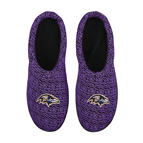 Image of FOCO NFL mens Poly Knit Cup Sole Slipper