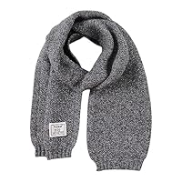 Pesaat Kids Winter Knit Scarf Solid Warm Neck Warmer Toddler Soft Long Scarves for Boys Girls Neckerchief Collar Warp Autumn