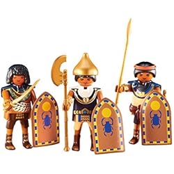 Playmobil Maletin Egipcio PLAYMOBIL Tres Soldados EGIPCIOS, Ref 6488, EN Bolsa PRECINTADA del Fabricante