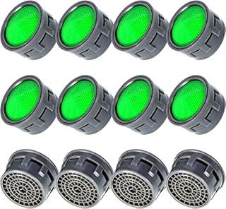 12 Pieces Faucet Aerators Water Tap Aerators Faucet Flow Restrictor Replacement Parts Insert Aerator for Bathroom or Kitchen