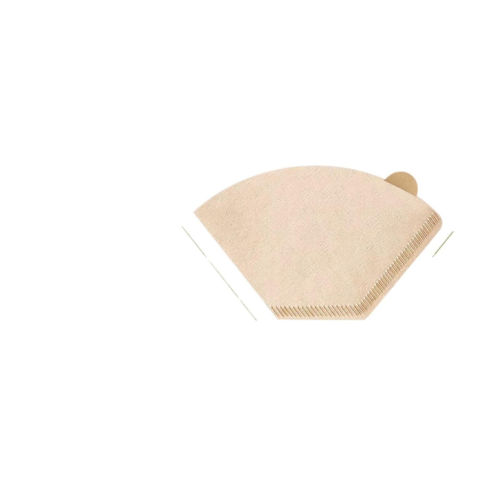 Papel De Filtro De Café De Repuesto, Compatible Con Cafetera V01 V02 U101, Filtro De Café Por Goteo Sector En Forma De V De 100 Uds.(U101 Brown)