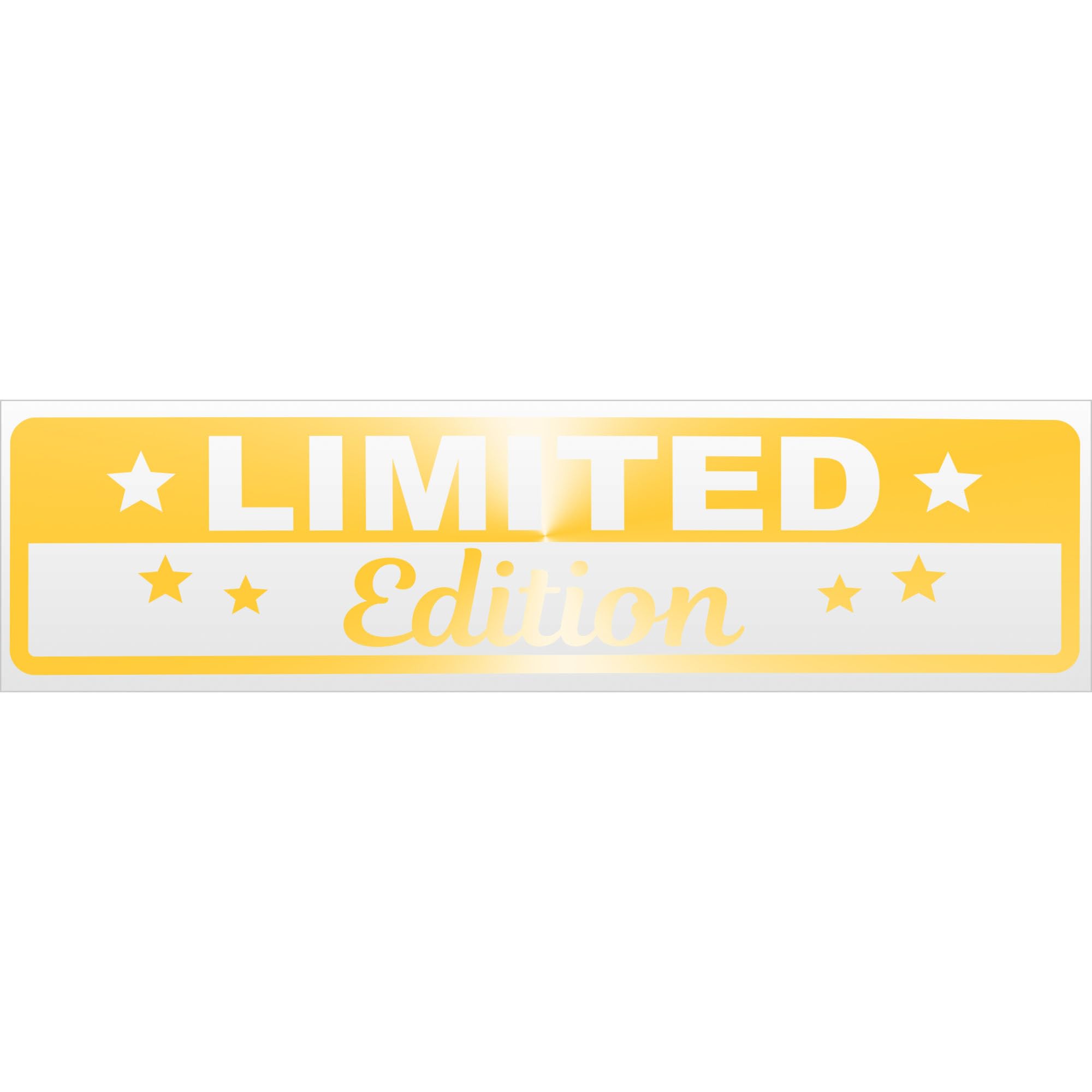 Kiwistar Magnetschild Mit Wunschtext | 20 Cm Gelb, Reflektierend | Magnetisch Für Auto, Tür, Kühlschrank