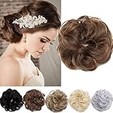 El paquete incluye: estimado cliente, este paquete incluye extensiones de cabello Messy Bun de 1 pieza. Peso aproximado: 30 gramos