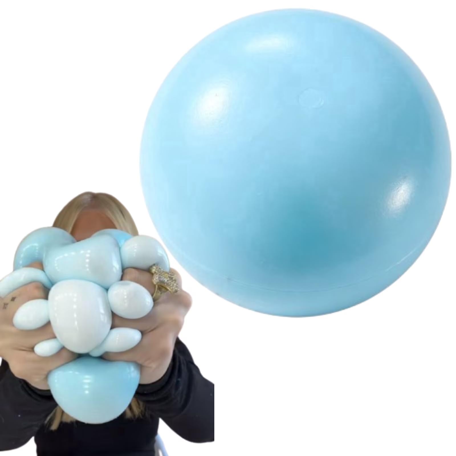 Squishy Dough Stress Ball, 8cm Squeeze Fidget Toy for Stress Relief