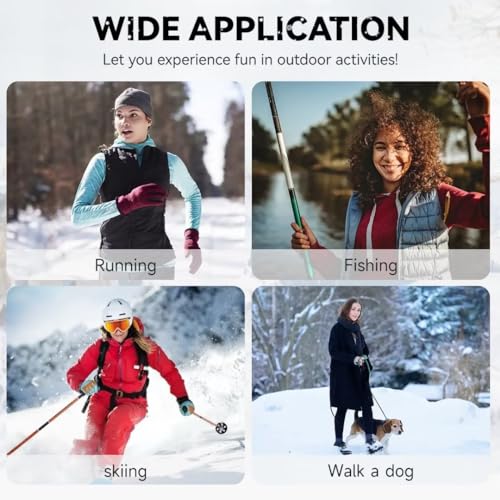 Image of KOVNLO Women's Heated Vest, (Battery Not Included) Smart Controller with Lights Out, Electric Heated Jackets