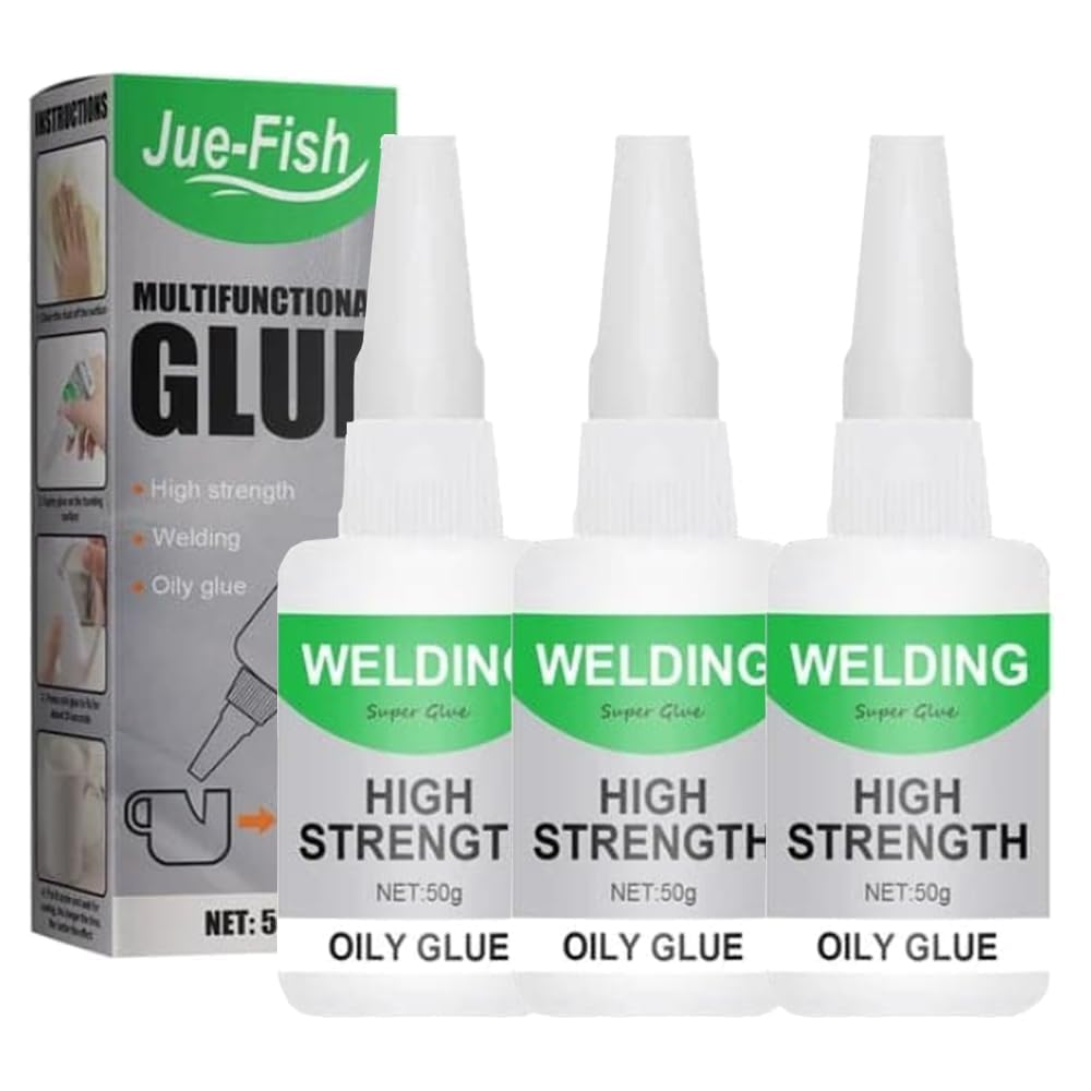 Welding High-Strength Oily Glue, 2025 Upgrade Multifunctional Glue, Universal Super Glue Welding High-Strength OilyGlue, Strong Adhesion for Metal,