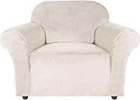 Vista 11 de Turquoize Fundas de terciopelo para sillas reclinables con bolsillo, fundas elásticas para sillas reclinables, 1 pieza de terciopelo para muebles