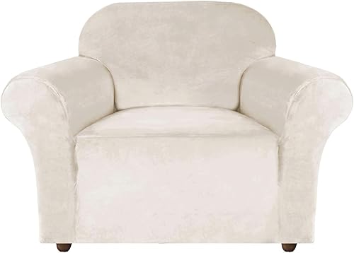 Miniatura 11 de Turquoize Funda elástica de terciopelo para silla, fundas para sofá, funda para silla de sala de estar, funda para sillón con brazos, funda para