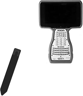 BoxWave Stylus Pouch Compatible with Spectra Geospatial Ranger 7 - Stylus PortaPouch, Stylus Holder Carrier Portable Self-Adhesive for Spectra Geospatial Ranger 7 - Jet Black