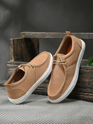 Image of Server Men's Sneakers OG-30 | Casual Sneakers Shoes for Men | Cushioned Insole | Quick-wear Faux Laces | Lace up Casual Shoes