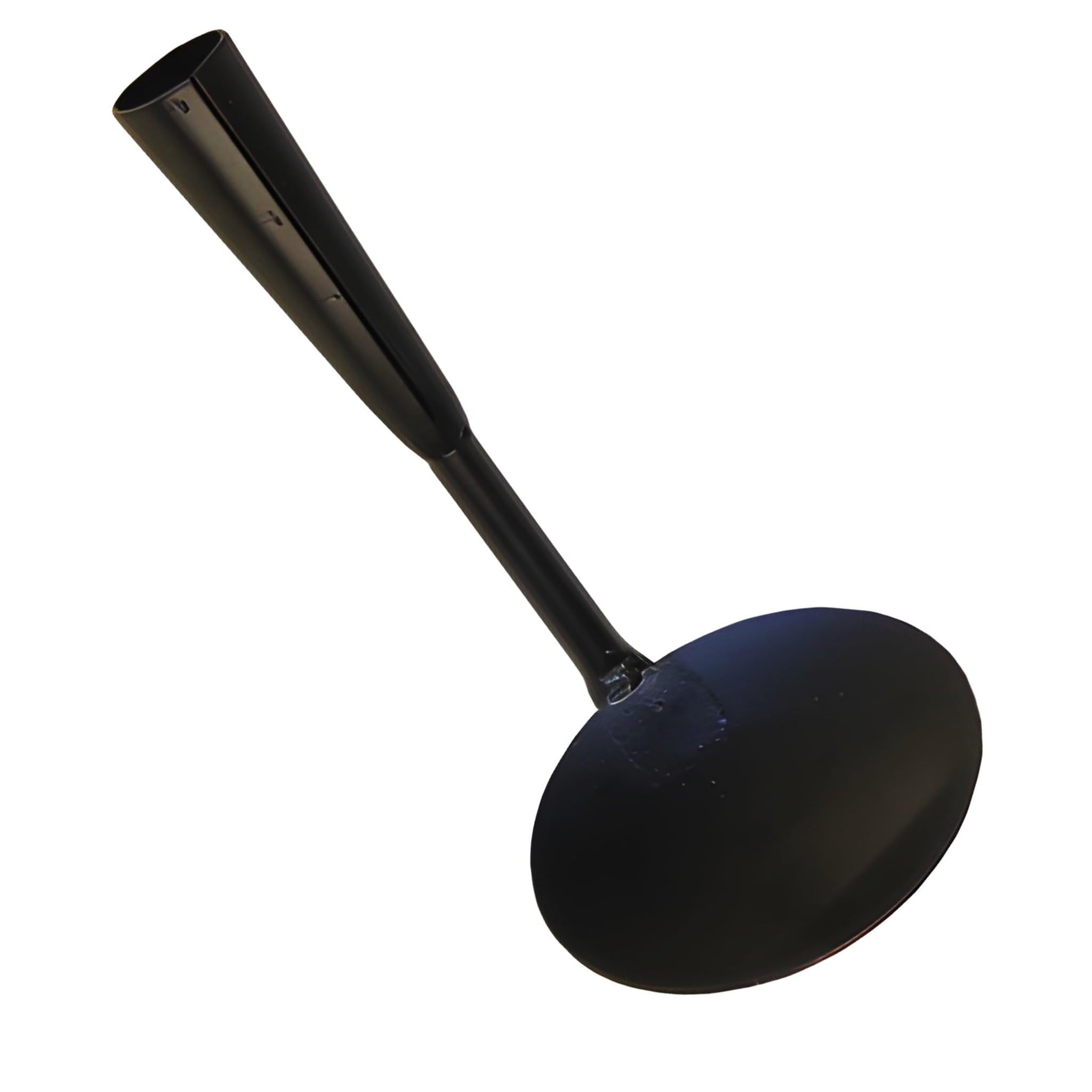 Bricoloco Cazo saca Tierra 180 mm. con Mango para cavar Hoyos para Postes y plantación. Extracción Solo de la Tierra necesaria con Menos Esfuerzo. Cuchara Cava Hoyos Manual para jardín y Cultivo