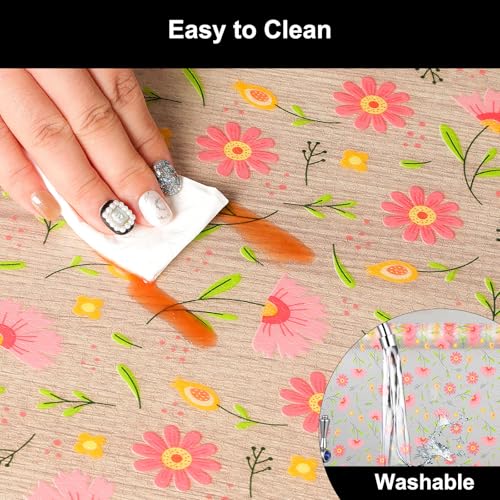 Image of Cooyes Shelf Liner - Premium Non-Adhesive Cabinet & Drawer Liner for Kitchen - Waterproof Shelf Paper with Modern Pattern - Durable EVA Cabinet Mat - Easy to Cut