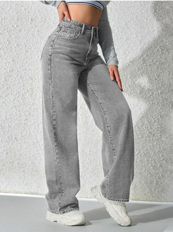 Image of Ben Martin Baggy Jeans for Women || Women,s Loose Jean Pants || Oversized Jean's for Women's || Wide Leg Jean,s for Woman || Casual Jins for Woman's || Loose Jin Pant for Woman,s 2-BM-JJ33