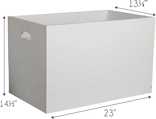 Miniatura 5 de Niñas personalizadas con nombre solo caja de juguetes abierta blanca