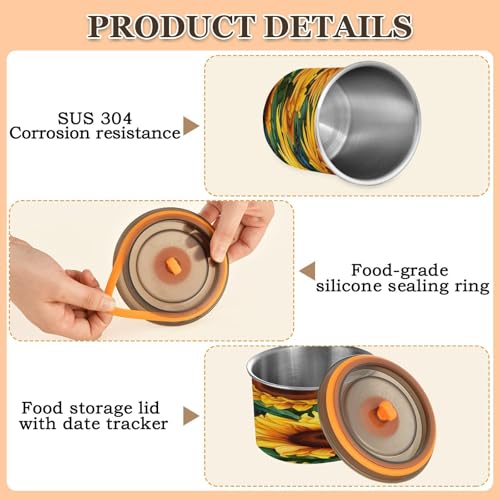 Contenedor de almacenamiento hermético para café Qilmy 17oz miniatura 5