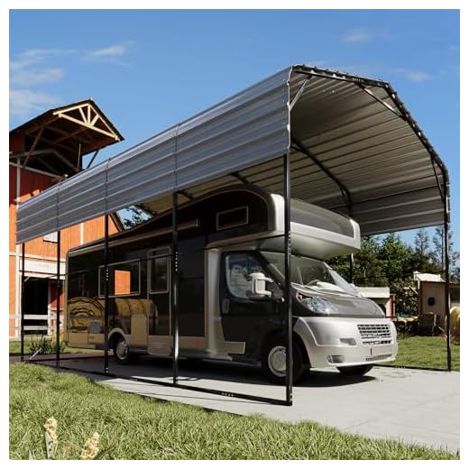 EROMMY 14x20 RV-Ready Metal Carport