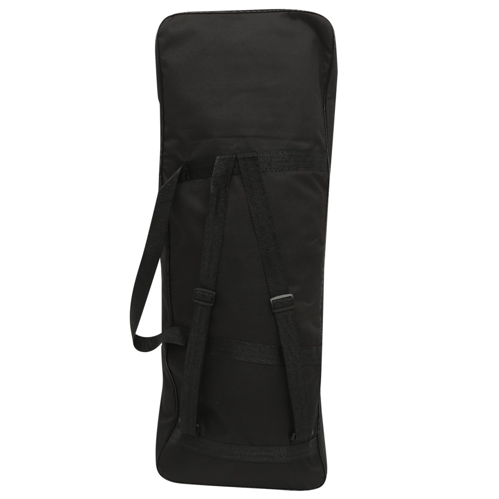 Borsa per Tastiera Elettronica 61 Tasti Imbottitura Spessa | Oxford 600d Nero, Pieghevole e Leggero, Tasca Accessorio, per Trasporto e Riponimento
