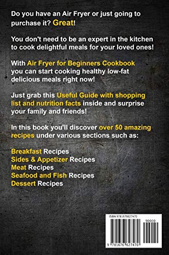 Air Fryer Cookbook for Beginners #2020: 50 Brand New American and English Air Fryer Recipes to Cook Easy & Healthy Crispy Meals with Less Oil image 4