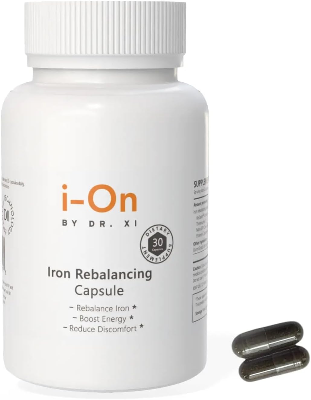 Iron Rebalancing Capsules with ReDaxin, Theracurmin, Camu Camu & Vitamin C – Daily Wellness & Nutritional Support – 30 Capsules