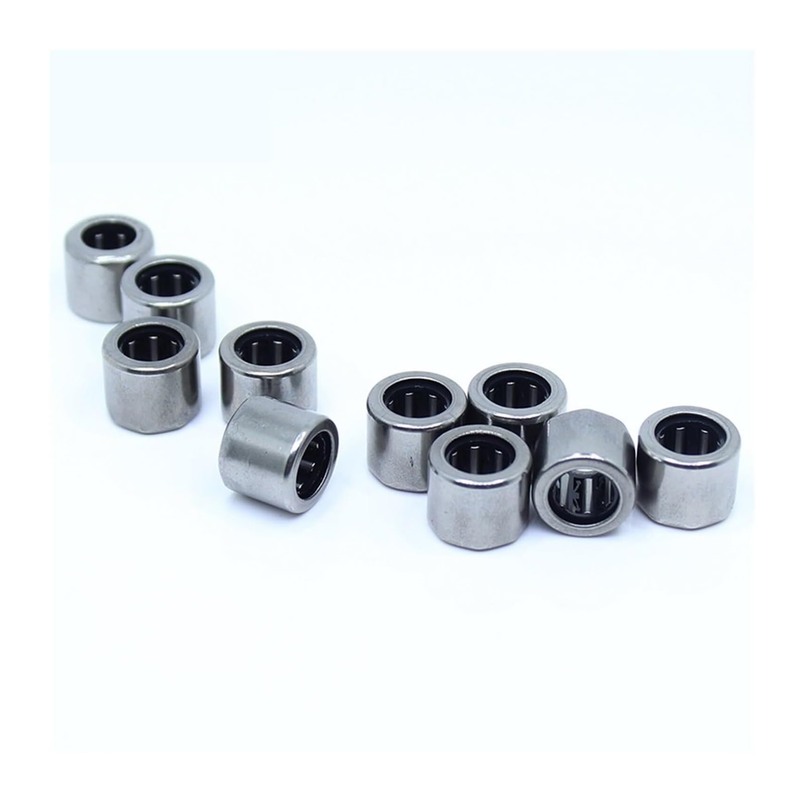 Juego de Rodamientos, HF101612 Rodamiento 10 * 16 12 Mm (10 PCS) Embrague de rodillos aguja copa dibujada FC-10 agujas