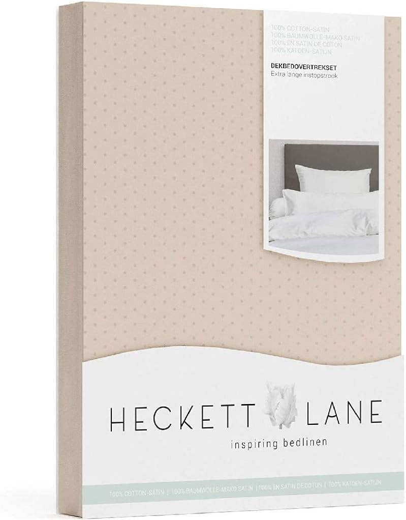 Heckett Lane Uni Puntini Duvet Cover 140 Cuban Sand