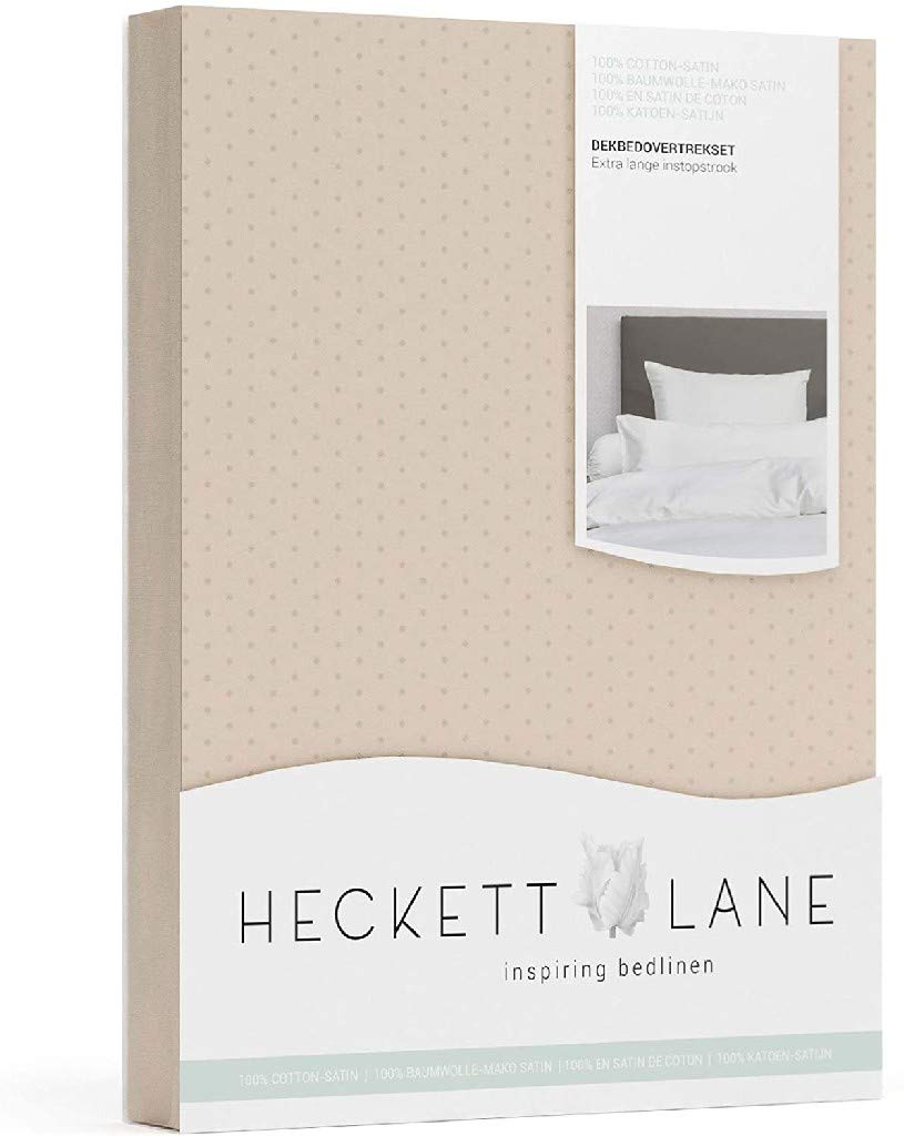 Housse de couette 140 Cuban Sable Heckett Lane pour en finir avec les draps rêches