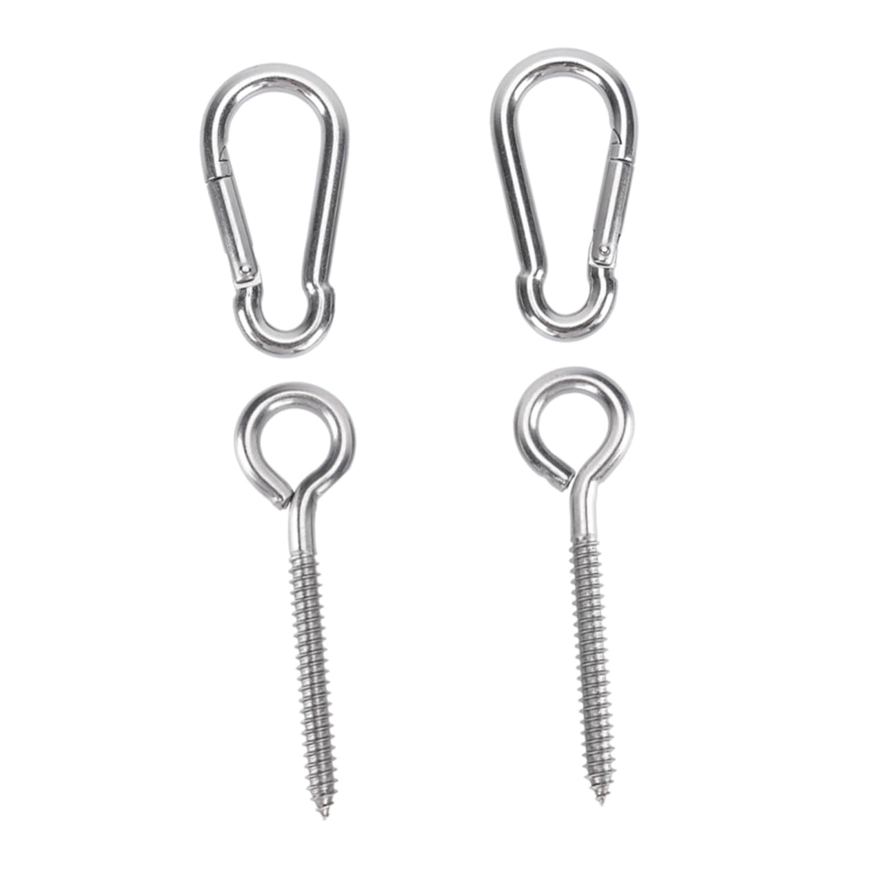 Toddmomy 4pcs Swing Hook Chair Hanging Kit Strong Spring Hooks for Ceiling Mounts Swing Set Accessories for Indoor Outdoor