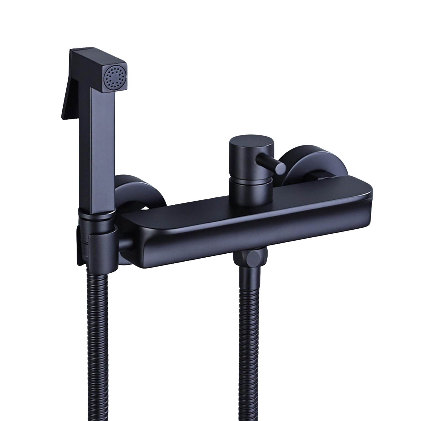 Yjyjy Black Wall Mounted Toilet Sprayer Handheld Bidet Sprayer For Toilet Portable For Personal Hygiene
